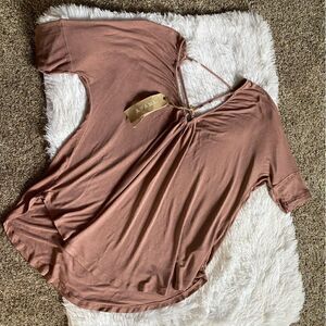 Anama Top Blush Pink Lightweight Stretchy NEW Women’s Size Small